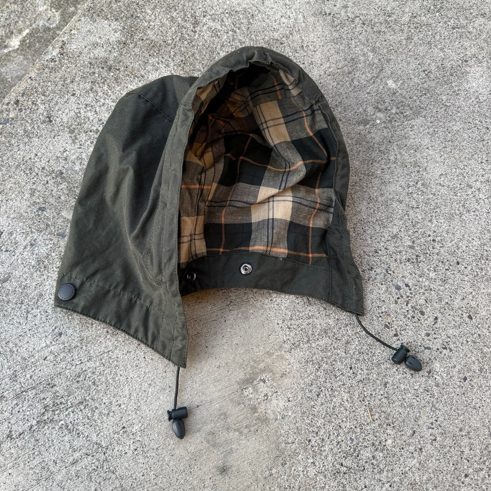 Barbour Snap-on Waxed Cotton Hood for Jackets